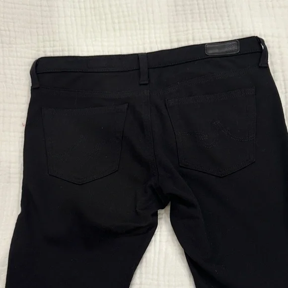AG Adriano Goldschmied Women's Jet Black Skinny Jeans - Picture 6 of 7